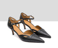 Women's leather shoe with a medium heel. Iris