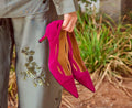 Scarpa da donna in pelle con tacco medio. Ilvy