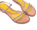 Sandalia de mujer en piel plana. Jamica