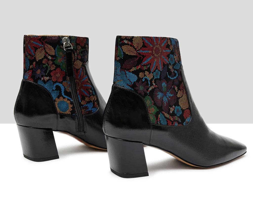 Stivaletti da donna in pelle con tacco medio. Kenza