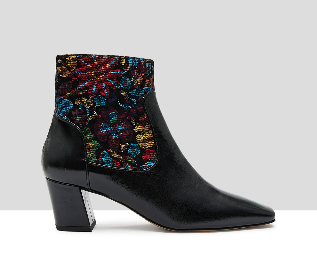 Stivaletti da donna in pelle con tacco medio. Kenza