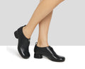 Women's leather shoe with a low heel. Kate