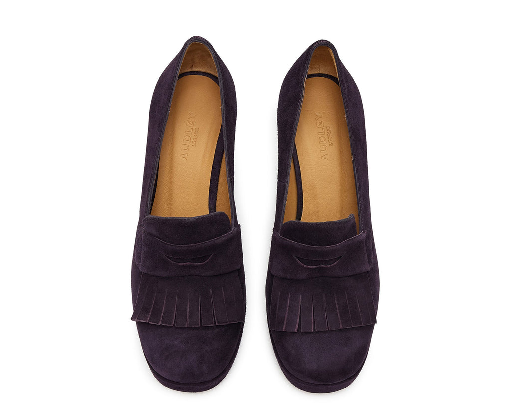 Scarpa da donna in pelle con tacco alto. Isaura