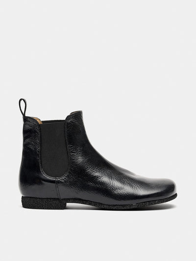 Stivaletti da donna in pelle con tacco basso. Maggie