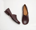 Zapato de mujer en piel con tacón bajo. Karina