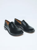 Scarpa da donna in pelle con tacco basso. Morgan