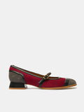 Zapato de mujer en piel con tacón bajo. Orlanda