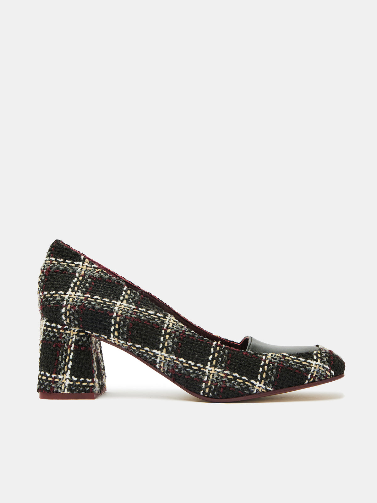 Scarpa da donna in pelle con tacco medio. Orfelina