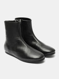 Women's leather ankle boots with a mid-heel. Miho