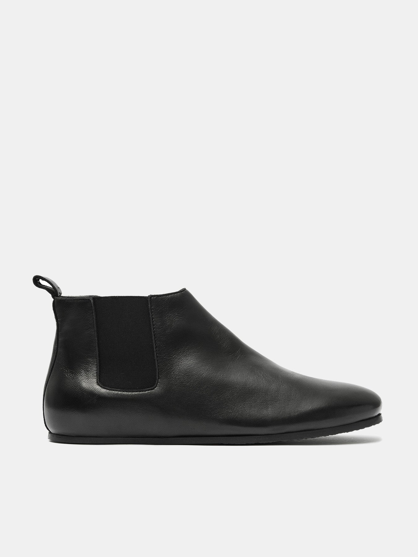 Women's leather ankle boots with a mid-heel. Miho