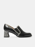 Zapato de mujer en piel con tacón alto. Orinda