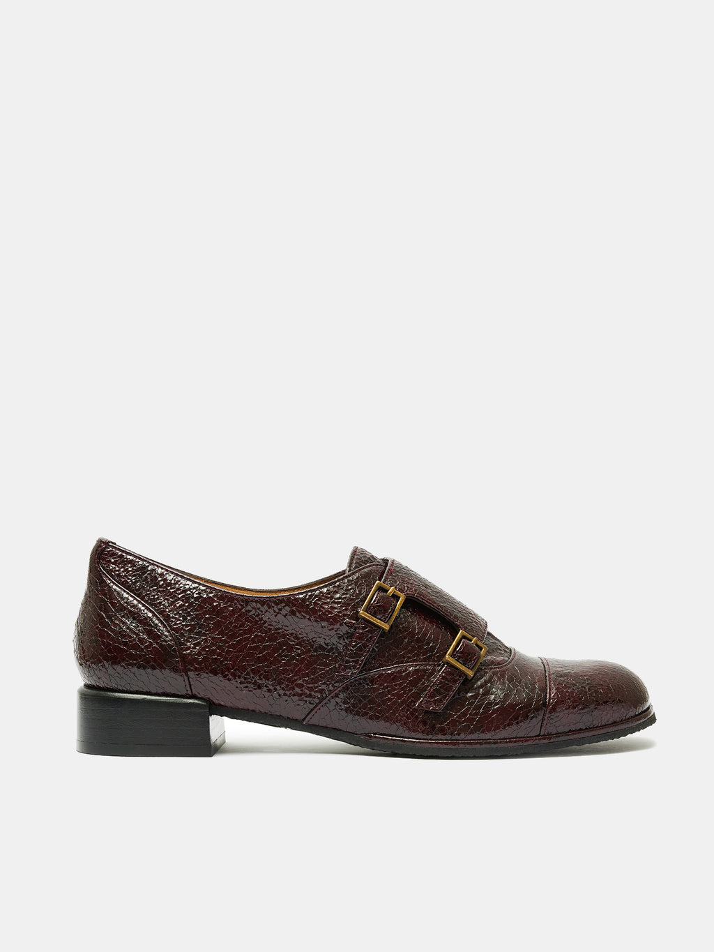 Scarpa da donna in pelle con tacco basso. Onella