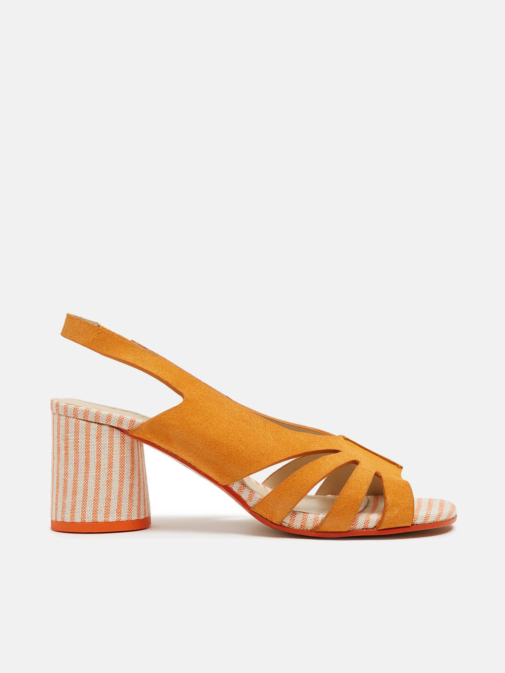 Sandalo da donna in pelle con tacco medio. Neylan