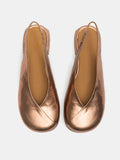 Scarpa da donna in pelle con tacco basso. Ninfa